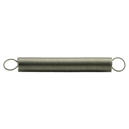 Midwest Fastener 1/4" x .02" x 2" 18-8 Stainless Steel Extension Springs 3PK 38805